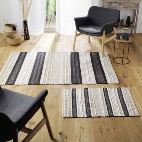 Tapis rectangulaire avec fil métallique FANCY, 60 x 90 cm (1/4)