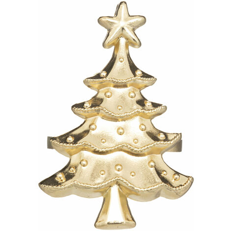 Lot De 6 Ronds De Serviette En Métal En Forme De Couronne De Noel Pour Serviettes En Tissu Decoration De Table Pour Fetes De Noel 98281873