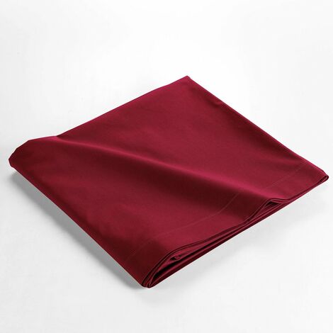 Douceur-dinterieur Biolina Drap Plat Coton Émeraude 240x300 cm (1/5)