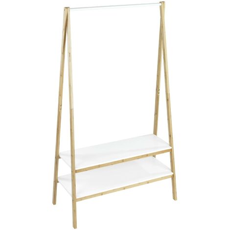 Étagère en bois avec étagères pour chaussures, Finja, WENKO (1/5)