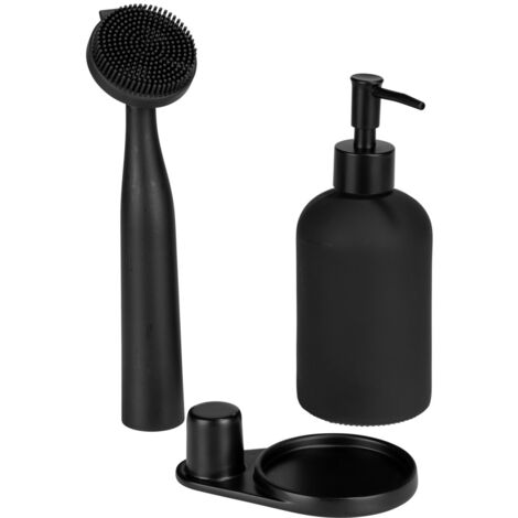 Set de cuisine, distributeur de 400 ml et brosse, Piedo, WENKO (1/5)