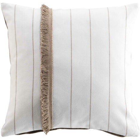 Coussin décoratif à pompons ALIZEE, coton, 40 x 40 cm (1/5)