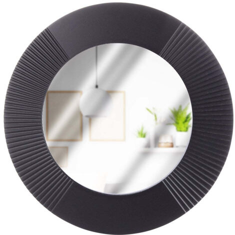 Miroir Mural Rond Miroir Géométrique à Cadre En Métal Avec Chaîne Pour