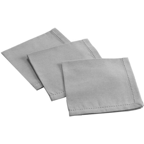 Serviettes en coton CHARLINE, 40 x 40 cm, 3 pièces