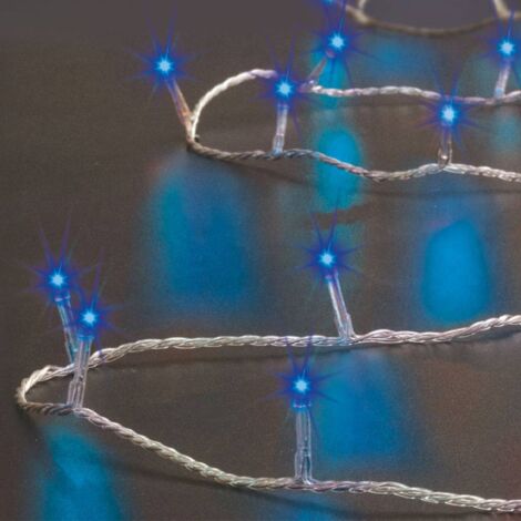 Guirlande Lumineuse Extérieur 20 mètres 200 LED Bleu et 8 jeux de lumière - Feeric Christmas (1/2)