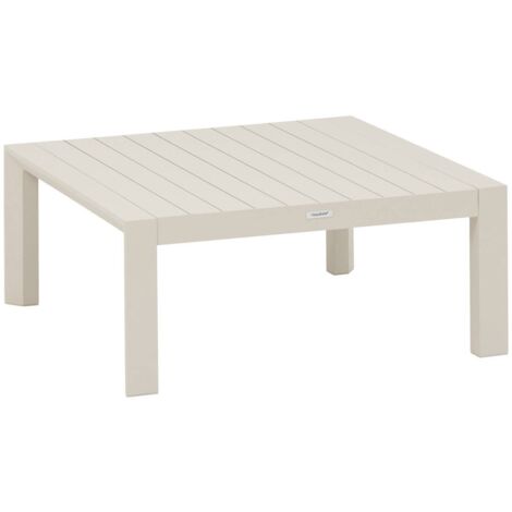 Hesperide – Table basse de jardin carrée 87x87cm – Aluminium traité époxy anti UV – Hauteur 38cm – Pour terrasse et balcon (1/3)