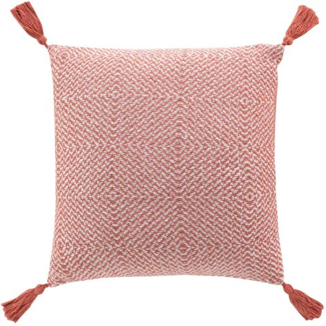 Coussin décoratif en coton tissé LOUISETTE, 40 x 40 cm (1/4)