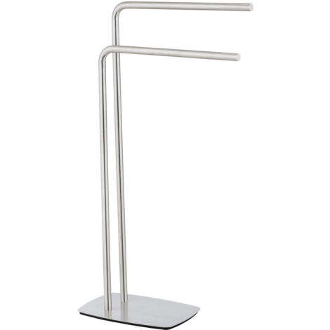Porte-serviettes à 2 barreaux, acier inoxydable mat, IRIA, WENKO (1/6)