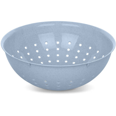 Scolapasta rotondo 24 cm grigio antracite con manici