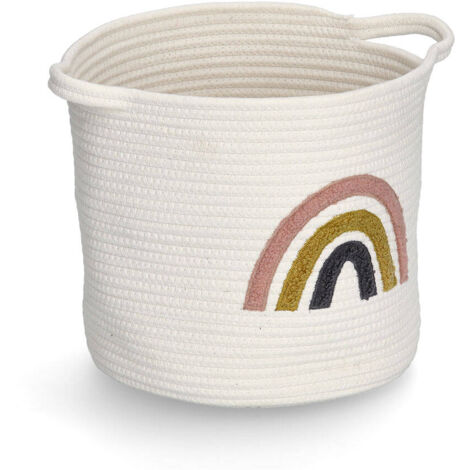 Panier de rangement tressé RAINBOW, Ø 32 cm (1/5)