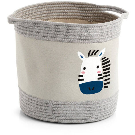 Panier en tissu pour enfants pour le rangement, Ø 30 cm (1/5)