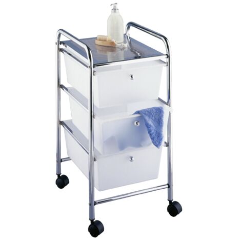 Chariot de salle de bain MESSINA, 3 niveaux, WENKO