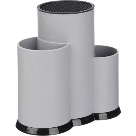 Bloc couteaux en plastique, 12,5 x 23 x 22 cm (1/3)