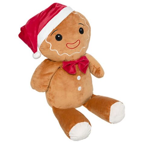 Déco de Noël Peluche Pain d'épice H 50 cm - Feeric Christmas (1/2)