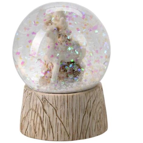 Boule à neige cœurs personnalisée