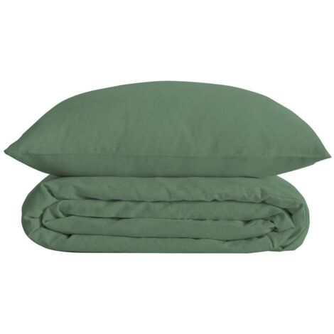 Atmosphera LANDIHA parure de lit vert jade 240x220 cm