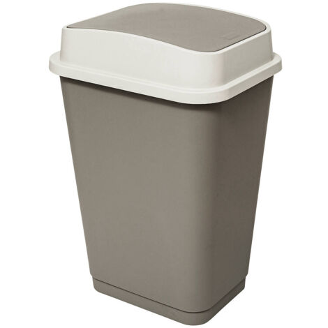 5Five Simply Smart – Poubelle sous évier 50l en polypropylène recyclé – Longueur 44cm – Largeur 33cm – Hauteur 60cm – Ouverture sans contact (1/4)
