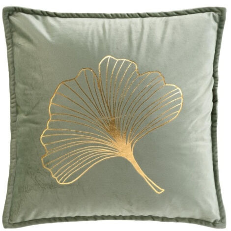 Coussin dehoussable compresse 45 x 45 cm velours imp. metallise glama des. place Sans (1/3)