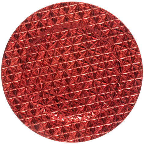 Tramontina Dessous de plat rond en fonte émaillée, 17,8 cm, rouge dégradé