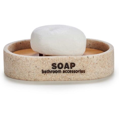 Kandid Porte-savon En Bambou – Porte-savon égouttoir Pour Savon