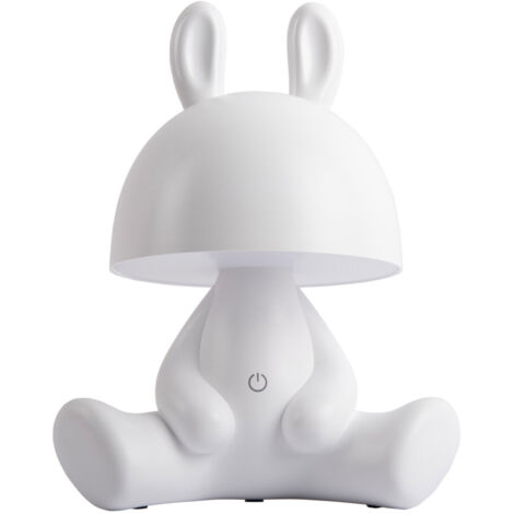 Lampe à poser en plastique LED Bunny Blanc (1/4)