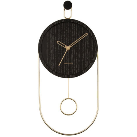 Horloge murale avec aiguilles dorées, SWING, Ø 20 cm (1/3)