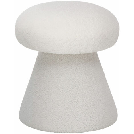 Pouf Enfant Forme Champignon – Orange En Plastique – Assise Ludique