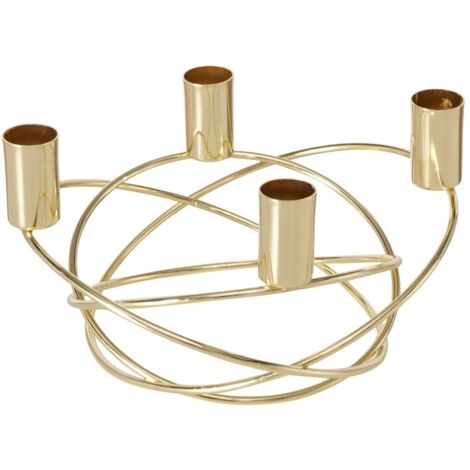 Bougeoir en métal pour 4 bougies, DELIAH