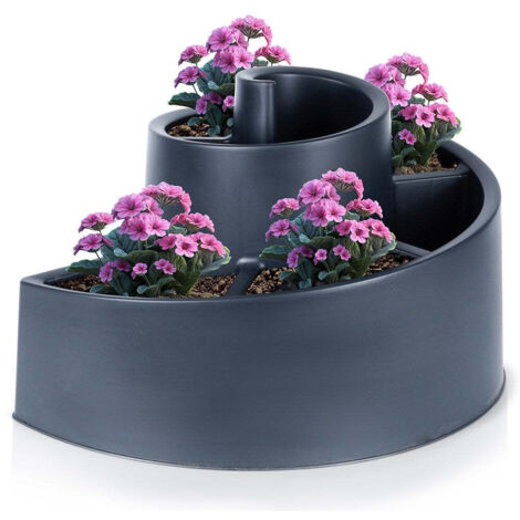 Pot en spirale pour herbes, 54 x 54 x 34 cm