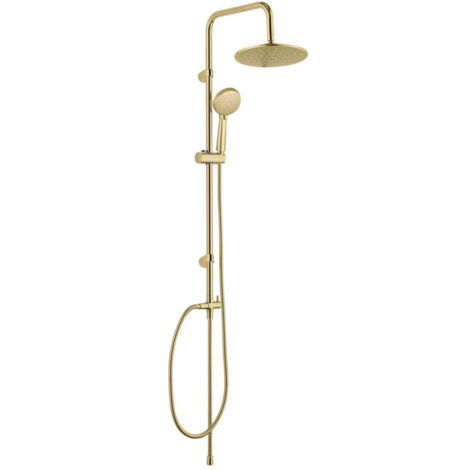 Colonne De Douche Dorée SC008 Hudor - Collection Scamandre - Laiton Brossé