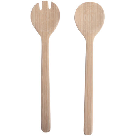 Cuillères en bois pour salades PURO (1/5)