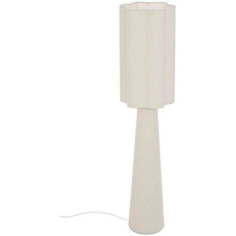 Lampadaire Blanca beige lin H124cm - Atmosphera créateur d'intérieur
