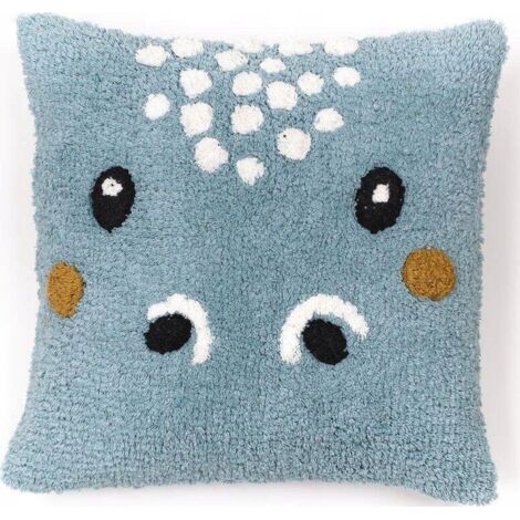 Today Coussin Animal Hippopotame Bleu 40x40 cm (1/3)