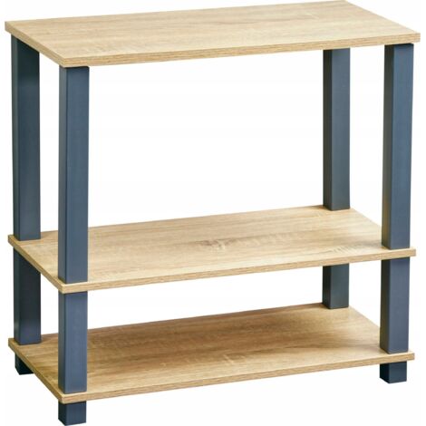 Étagère de rangement, 3 étagères, 60 x 58,5 cm (1/2)