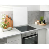 Wenko – Plaque de protection en verre splashback 60 x 70 cm – Résistante à l'humidité et à la graisse – Facile à nettoyer – Élément décoratif pratique