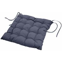 Coussin de chaise matelassé avec reliure ESSENTIEL, 40 x 40 cm