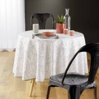 Nappe ronde avec impression SOLEA, Ø 180 cm