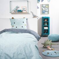 Linge de lit pour enfants animaux avec oreilles MAGIC JUNGLE, 100% coton