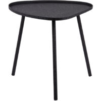 Leitmotiv Boaz Table d'appoint noire design minimaliste