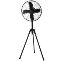 Ventilateur sur pied à trépied, hauteur max 125 cm
