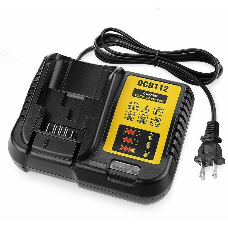 Chargeur de Batteries DEWALT DCB112 10,8 V à 18 V Li-ion