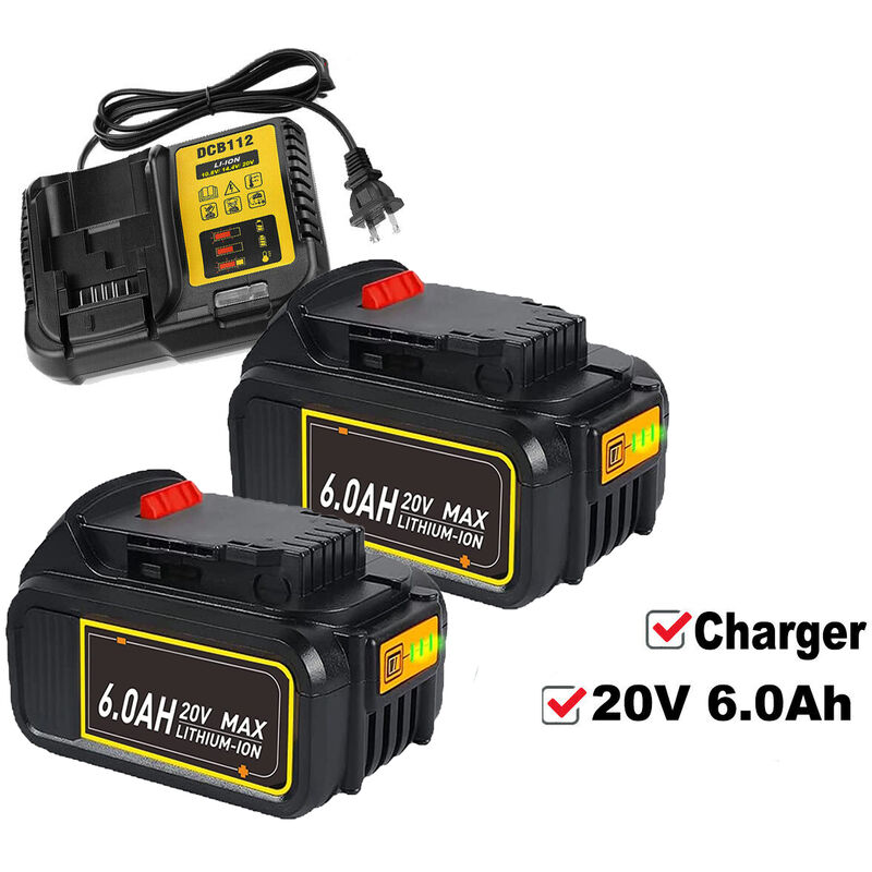 Chargeur de Batteries DEWALT DCB112 10,8 V à 18 V Li-ion