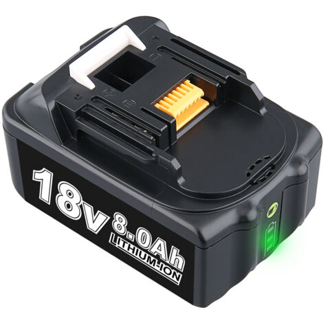 Batteria Makita BL1830B Li-Ion 18V 3.0Ah - Con Indicatore Di Carica, Per Utensili Makita, Nero - Foto 3