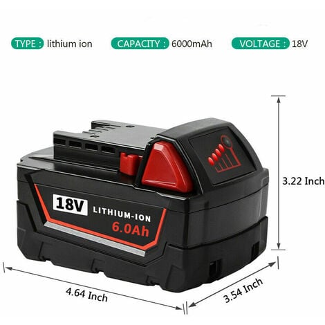 Professional Black and Decker 18V Lithium Battery 6.0Ah