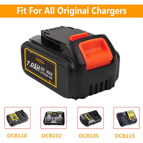 PDstation for Dewalt 18V 18 Volt Max XR 7Ah Lithium Battery DCB206-2 DCB205-