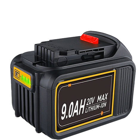 9.0AH For DeWalt 18V Max XR Lithium DCB206 Battery DCB206 2 DCB205