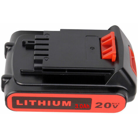 2-Pack 20V 3000mAh Replacement Battery for Black&Decker LBXR20 LB20 LBX20  Black and Decker Power Tool Lithium 20 Volt Batteries