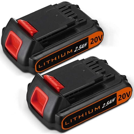 20V 1.5AH Lithium-Ion Battery for Black & Decker 20 Volt LB20