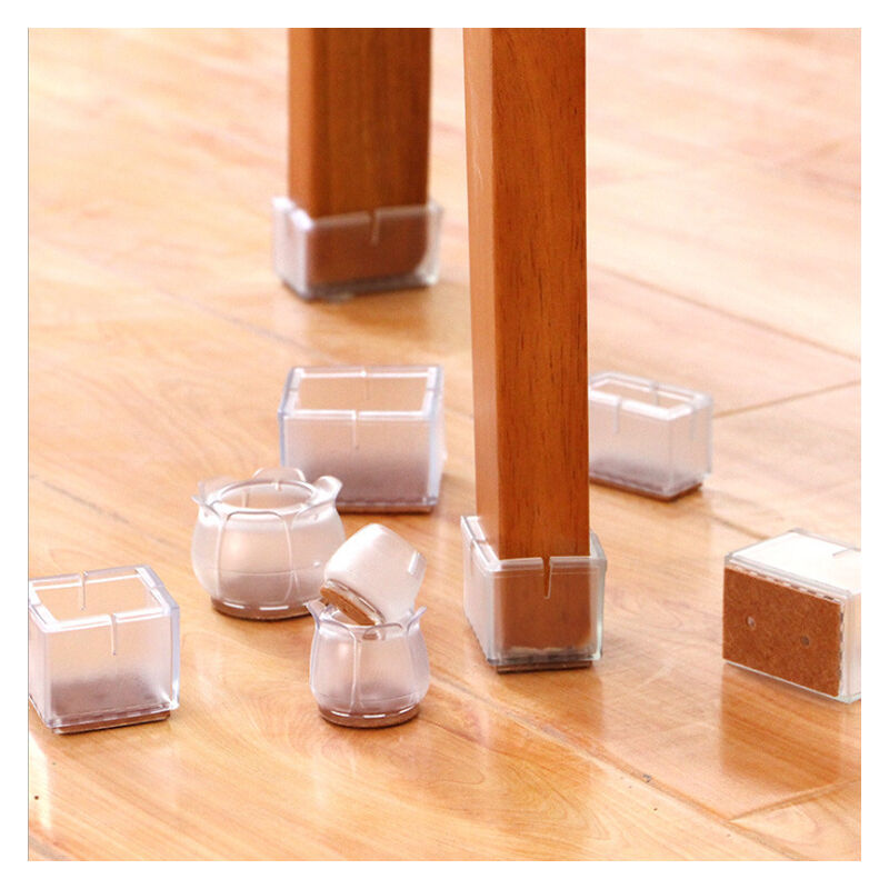 Ezprotekt 24 Pack Self-Stick Furniture Sliders For Carpet, 1-3/4" Round