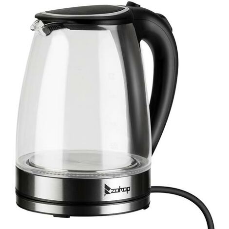 HD-1857-A 220V 2000W 1.8L Electric Glass Kettle UK Plug (1/5)